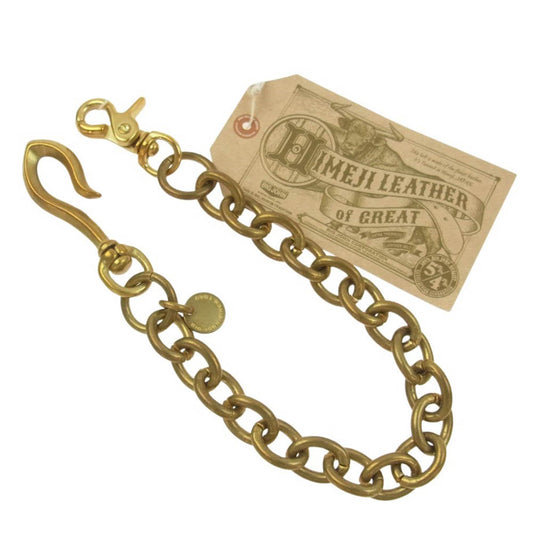BIG JOHN ビッグジョン ウォレットチェーン ショート ゴールド系【中古】