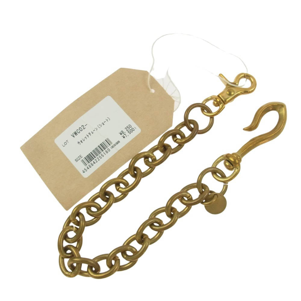BIG JOHN ビッグジョン ウォレットチェーン ショート ゴールド系【中古】