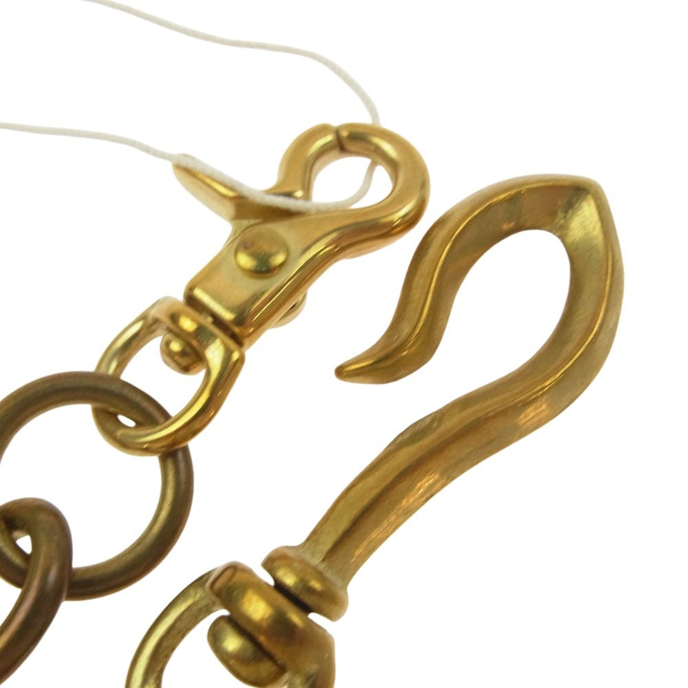 BIG JOHN ビッグジョン ウォレットチェーン ショート ゴールド系【中古】