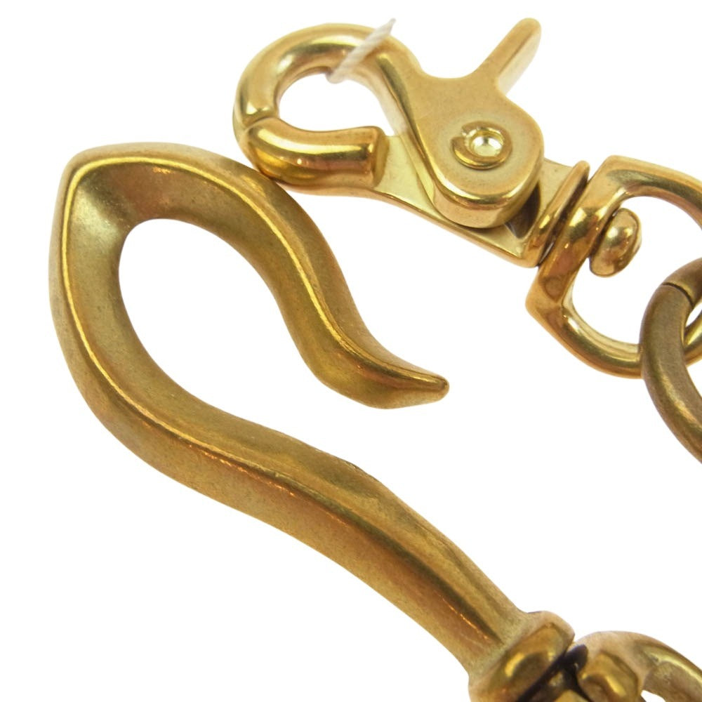 BIG JOHN ビッグジョン ウォレットチェーン ショート ゴールド系【中古】