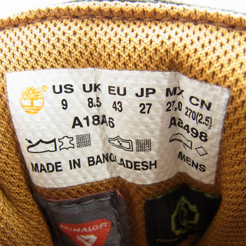 Timberland ティンバーランド A18A6　 FIELD BOOT フィールド ブーツ ブラウン系 27cm【中古】