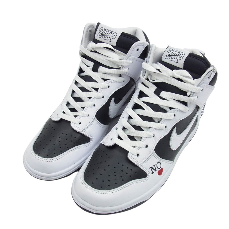 NIKE ナイキ DN3741-002 SB × Supreme Dunk High By Any Means ダンク ハイカットスニーカー バイ エニー ミーンズ ブラック系 ホワイト系 27.5cm【中古】