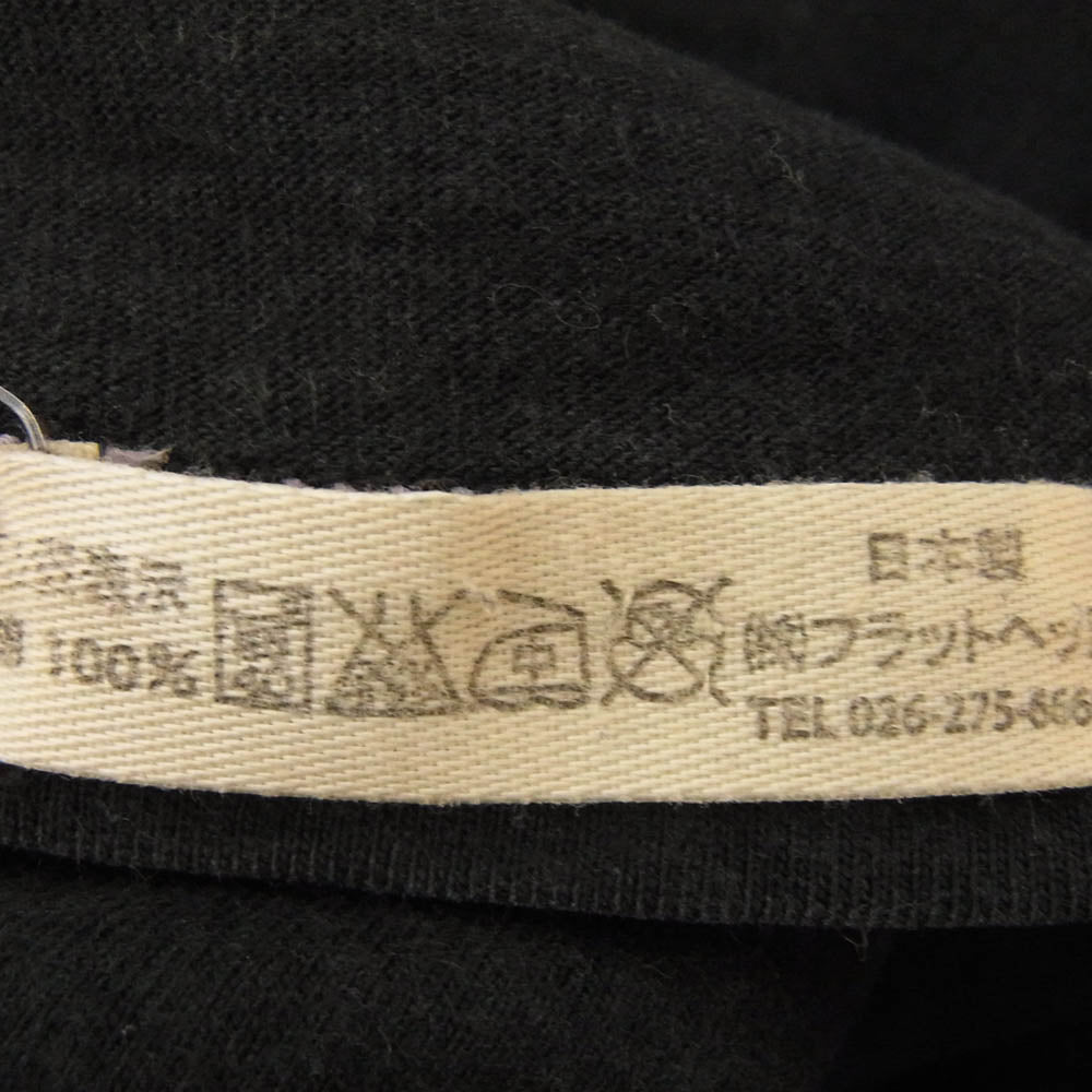 THE FLAT HEAD ザフラットヘッド BIKERS VINTAGE バック プリント 半袖 Tシャツ ブラック系 42【中古】