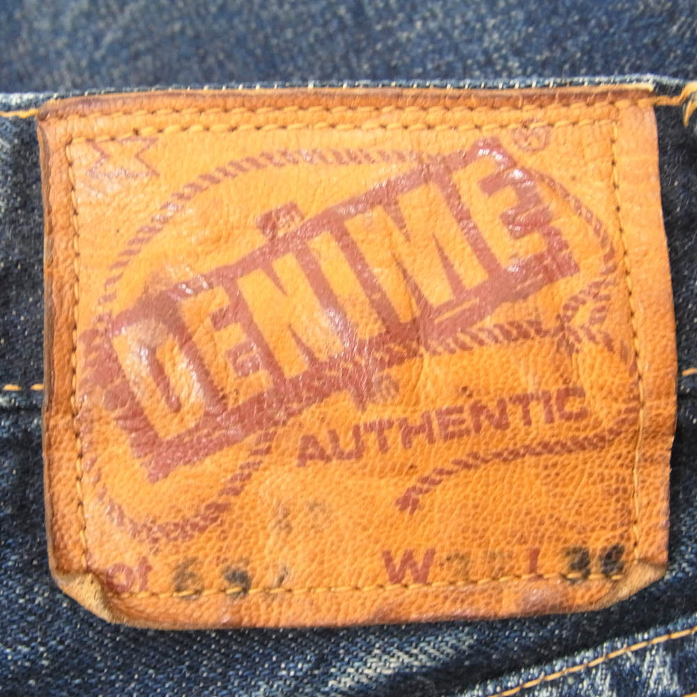 Denime ドゥニーム D-HG 1118 ボタンフライ デニム パンツ インディゴブルー系 33【中古】