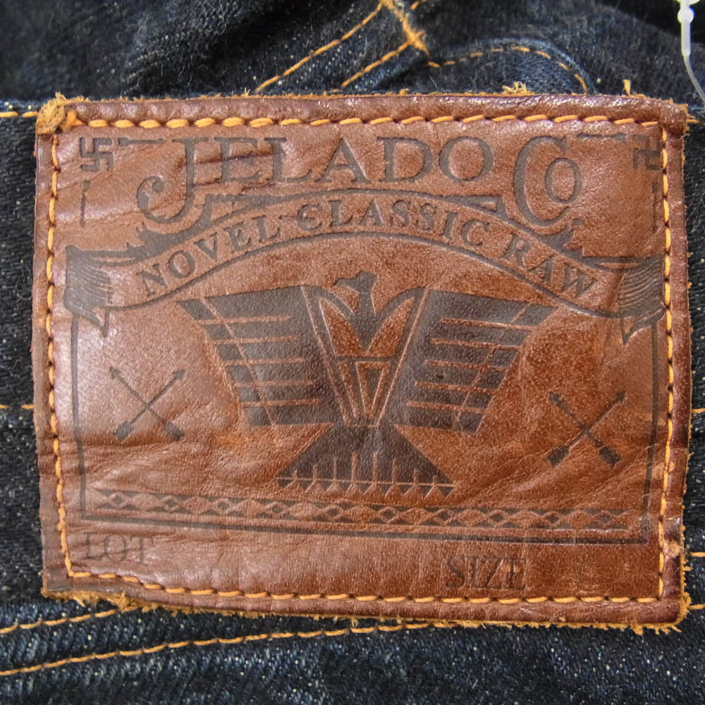 JELADO ジェラード JP02304 JELADO PRODUCT Novel Classic Raw 10ANV 10周年モデル デニム パンツ インディゴブルー系 34【中古】