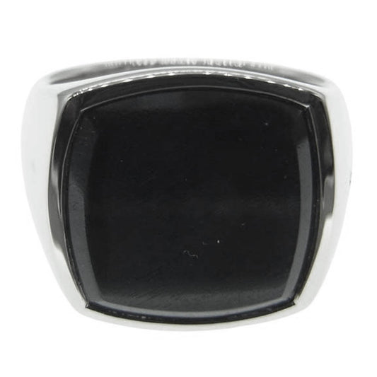 TOM WOOD トムウッド Cushion Blue Hawk Eye ブルー ホークアイ リング 10号【極上美品】【中古】