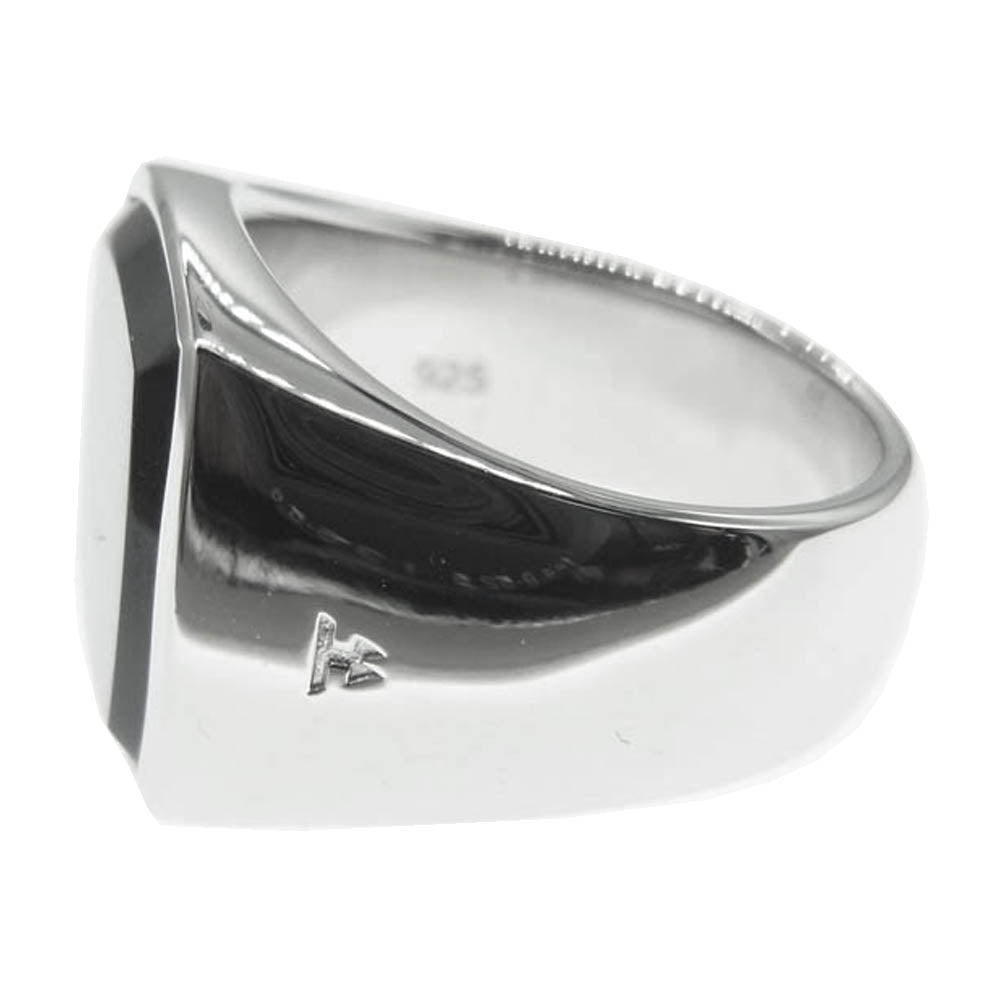 TOM WOOD トムウッド Cushion Blue Hawk Eye ブルー ホークアイ リング 10号【極上美品】【中古】