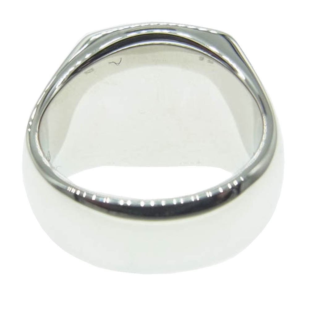 TOM WOOD トムウッド Cushion Blue Hawk Eye ブルー ホークアイ リング 10号【極上美品】【中古】