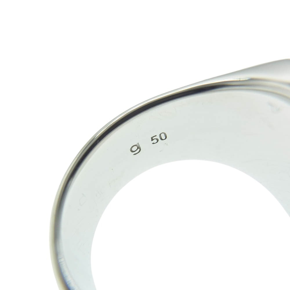 TOM WOOD トムウッド Cushion Blue Hawk Eye ブルー ホークアイ リング 10号【極上美品】【中古】