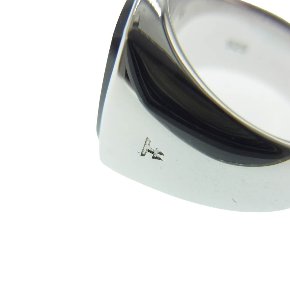 TOM WOOD トムウッド Cushion Blue Hawk Eye ブルー ホークアイ リング 10号【極上美品】【中古】