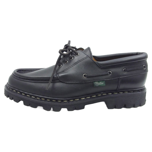 Paraboot パラブーツ CHIMEY JANNU シメイ ジャンネニュ モカシン シューズ ブラック系 7【美品】【中古】