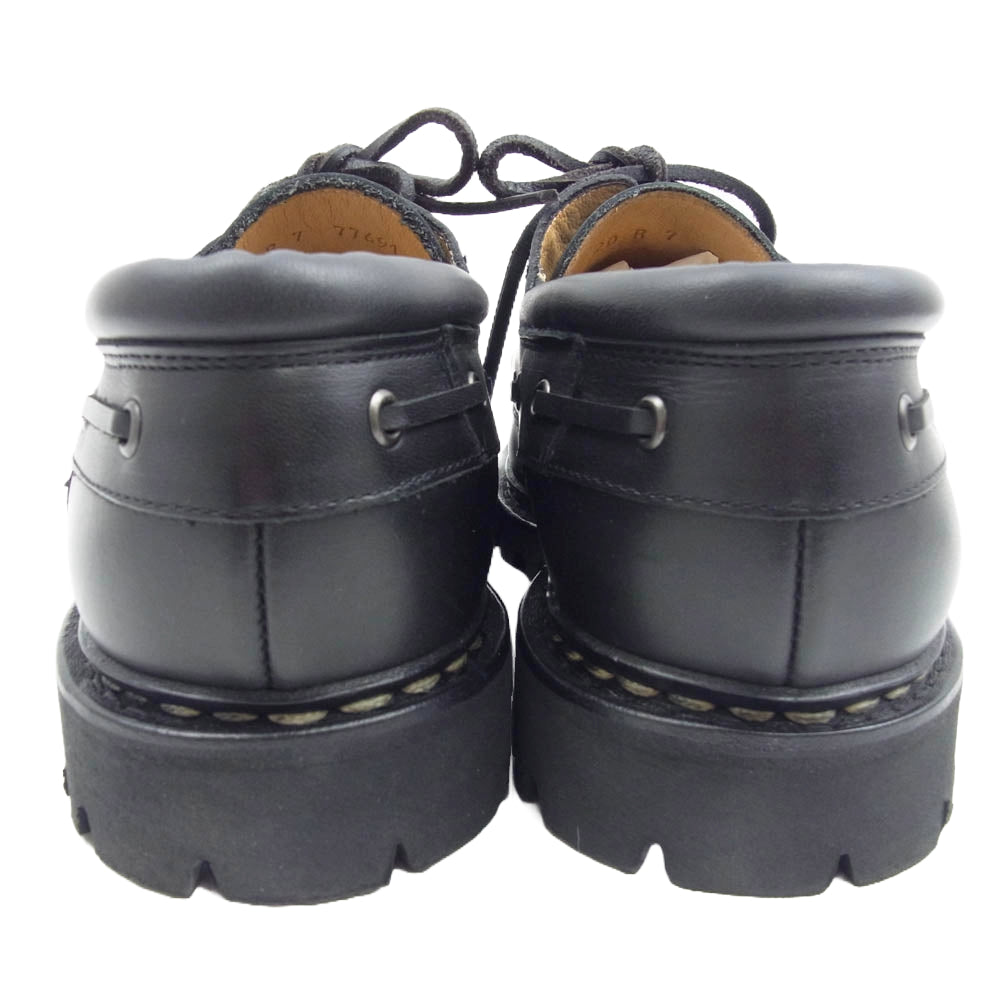 Paraboot パラブーツ CHIMEY JANNU シメイ ジャンネニュ モカシン シューズ ブラック系 7【美品】【中古】