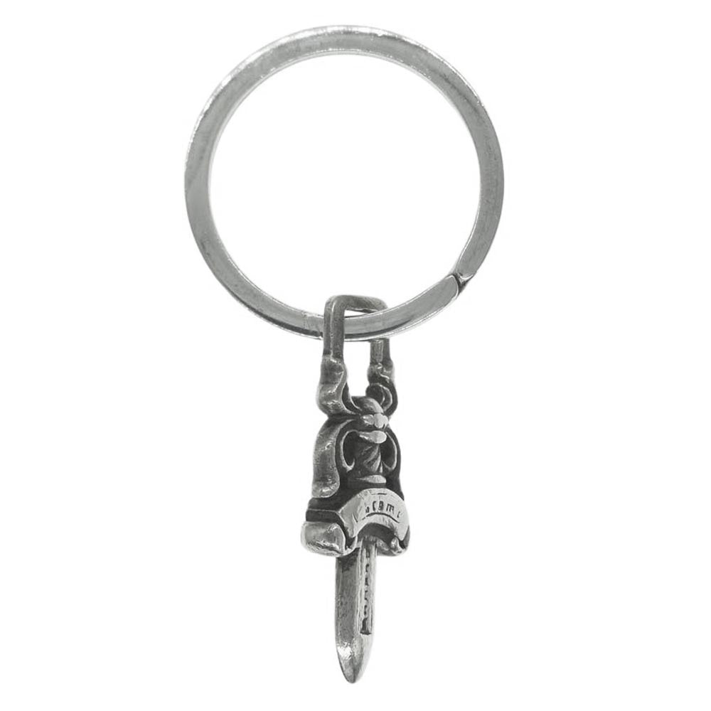CHROME HEARTS クロムハーツ（原本無） RNG&No5 DGGR #5ダガー キーリング キーホルダー シルバー系【中古】
