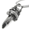 CHROME HEARTS クロムハーツ（原本無） RNG&No5 DGGR #5ダガー キーリング キーホルダー シルバー系【中古】
