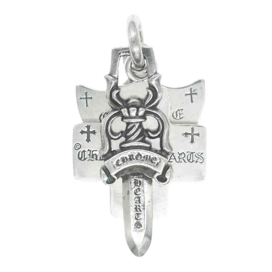 CHROME HEARTS クロムハーツ（原本有） 3TRINKETS スリートリンケッツ ペンダントトップ シルバー系【中古】