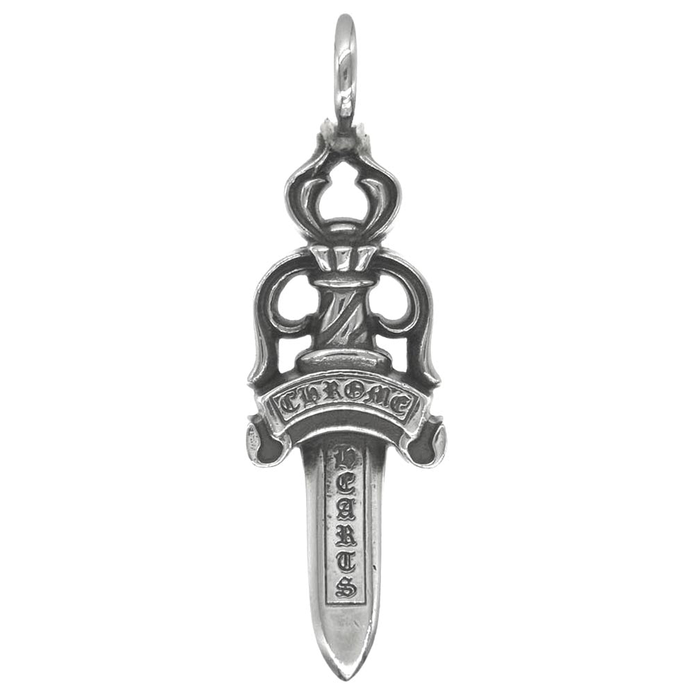 CHROME HEARTS クロムハーツ（原本有） DOUBLE DAGGER ダブルダガー ペンダントトップ シルバー系【中古】