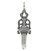CHROME HEARTS クロムハーツ（原本有） DOUBLE DAGGER ダブルダガー ペンダントトップ シルバー系【中古】