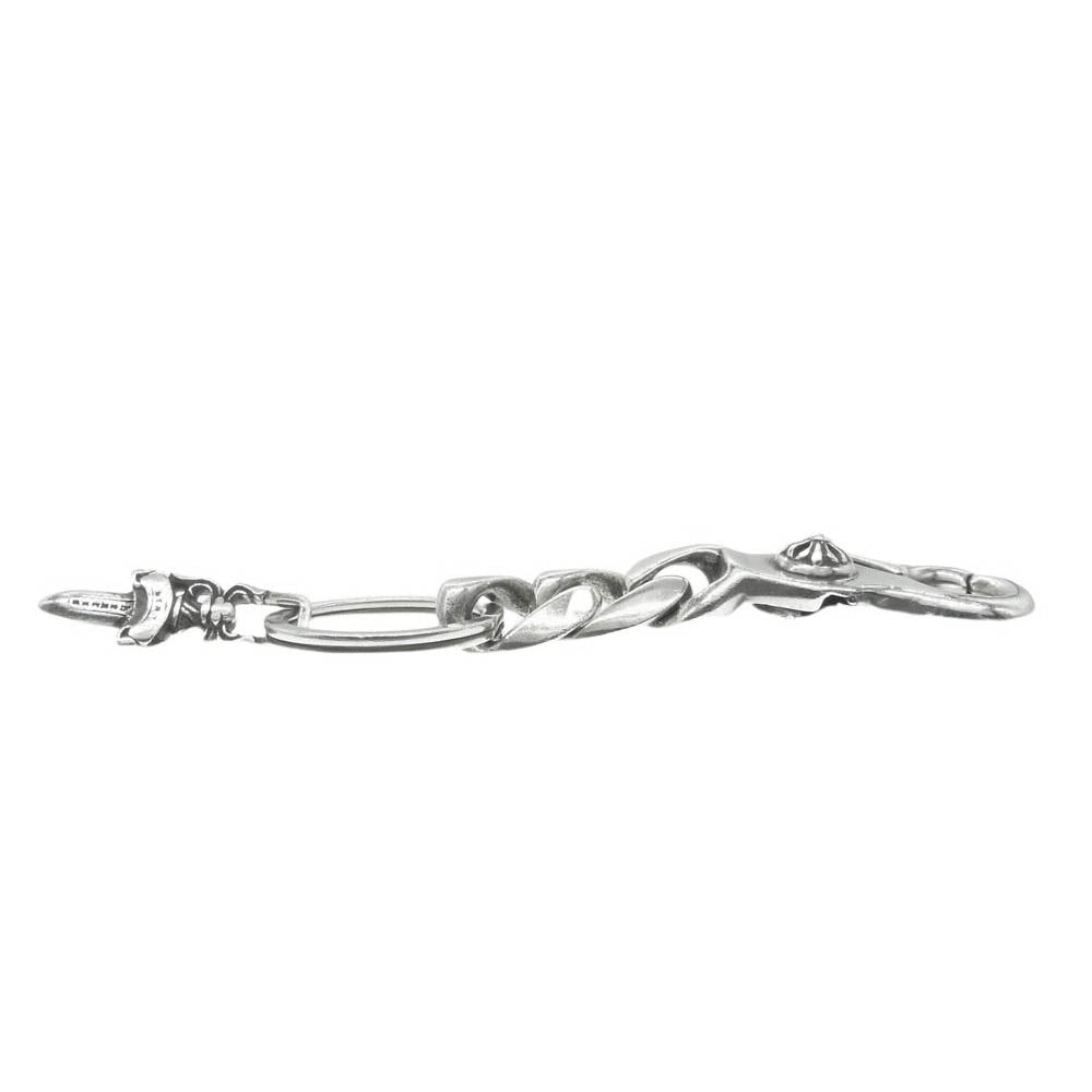 CHROME HEARTS クロムハーツ（原本有） CLP CHN CLASSIC-S ショートクラシックリンク シルバーキーチェーン シルバー シルバー系【中古】