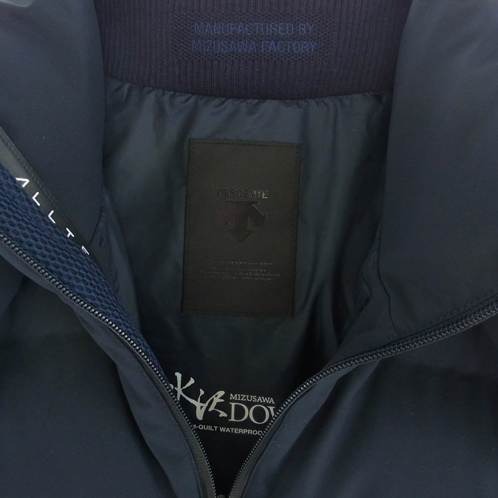 DESCENTE デサント DXG0384WBY ALLTERRAIN ANCHOR 水沢ダウン ジャケット ネイビー系 S【中古】