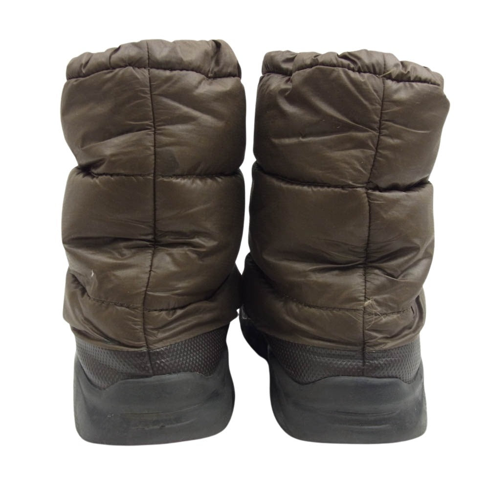 THE NORTH FACE ノースフェイス 616273 ヌプシブーティ スノーブーツ ショート ブーツ ブラウン系 26cm【中古】