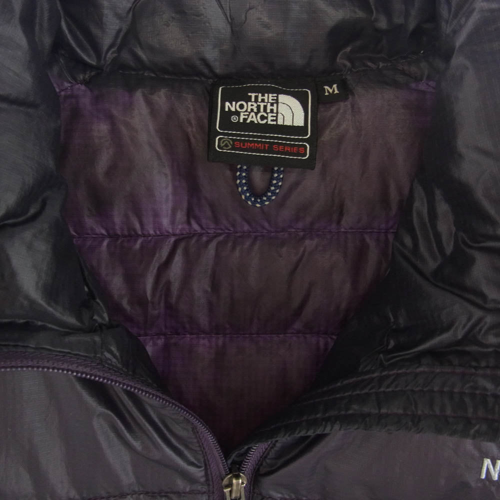 THE NORTH FACE ノースフェイス ND18854 SUMMIT LIGHT HEAT JK Men's ライトヒート ダウンジャケット パープル系 M【中古】