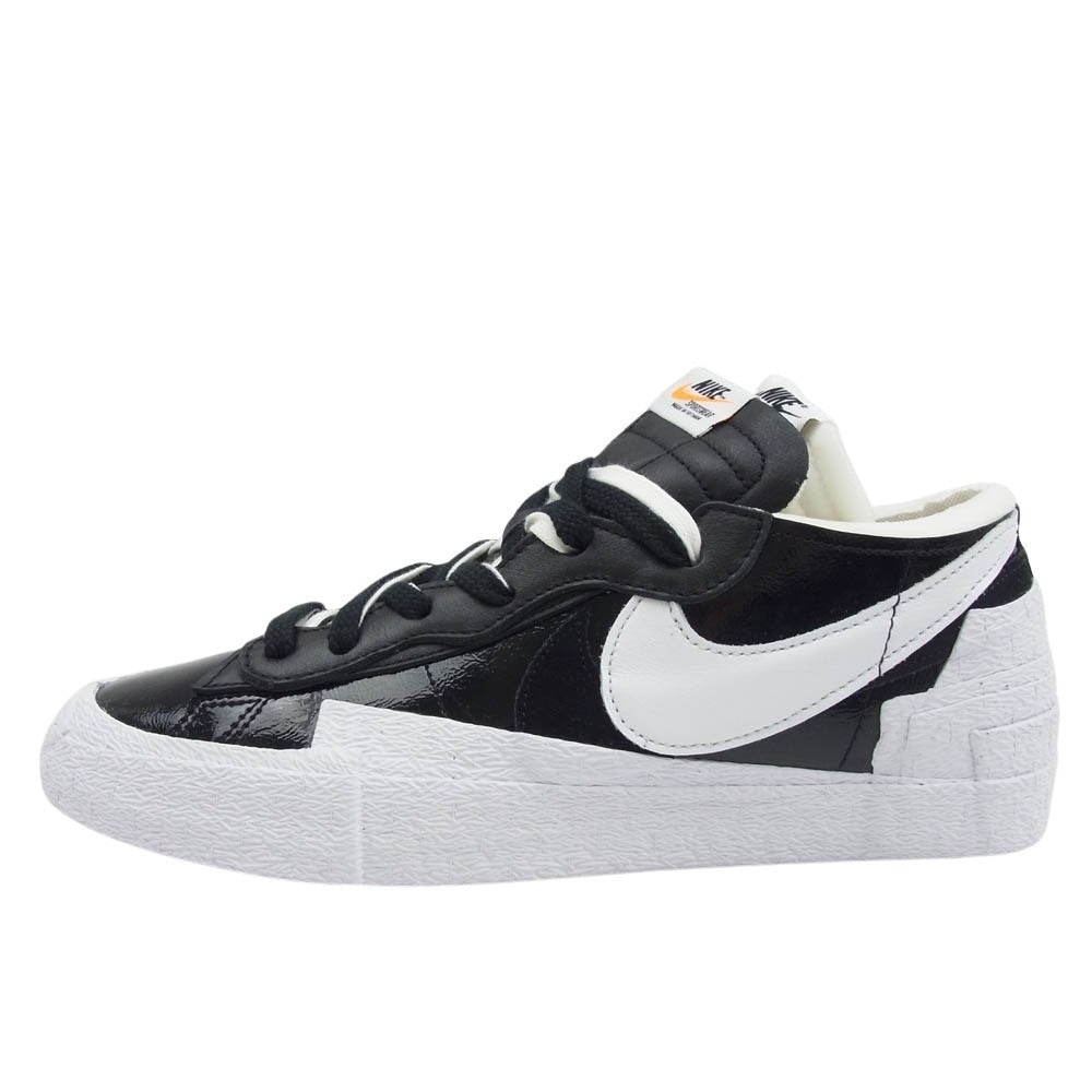 NIKE ナイキ DM6443-001 × sacai Blazer Low Black Patent Leather サカイ ブレーザー ロー ブラック パテント レザー スニーカー ブラック系 28cm【新古品】【未使用】【中古】