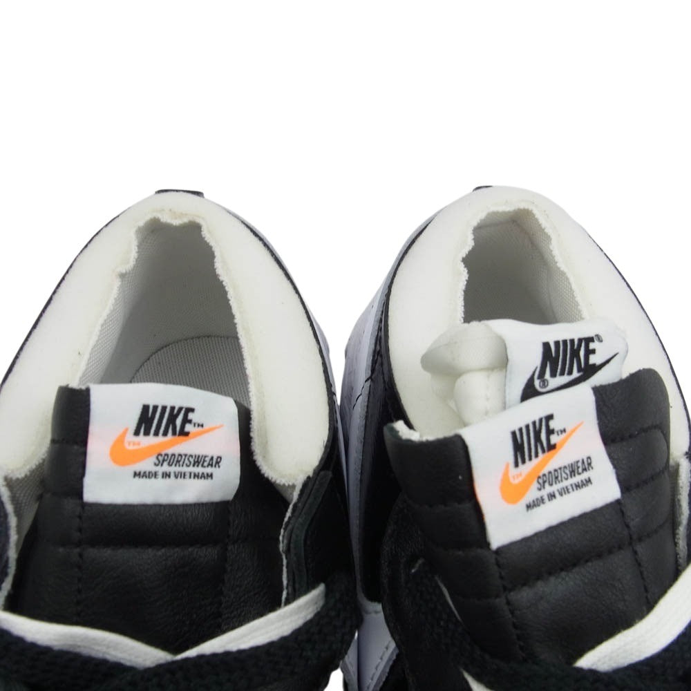 NIKE ナイキ DM6443-001 × sacai Blazer Low Black Patent Leather サカイ ブレーザー ロー ブラック パテント レザー スニーカー ブラック系 28cm【新古品】【未使用】【中古】