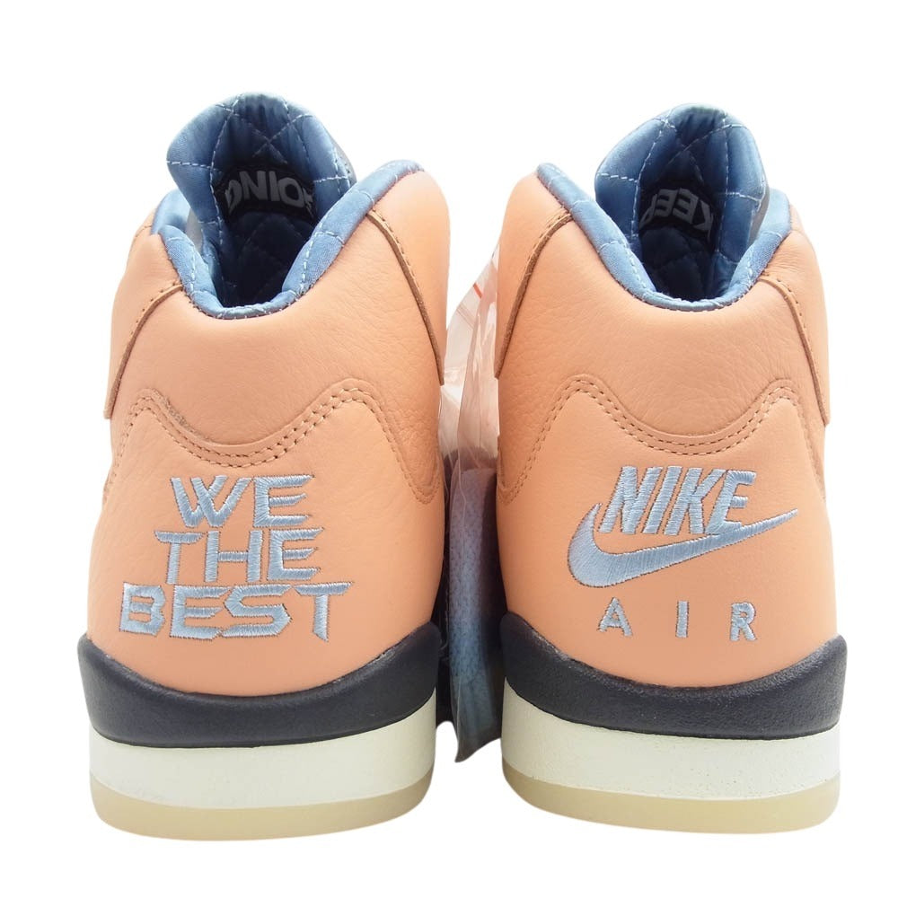 NIKE ナイキ DV4982-641 DJ Khaled × NIKE AIR JORDAN 5 Retro Crimson Bliss DJ キャレド × ナイキ エアジョーダン5 レトロ ピンク系 28cm【新古品】【未使用】【中古】