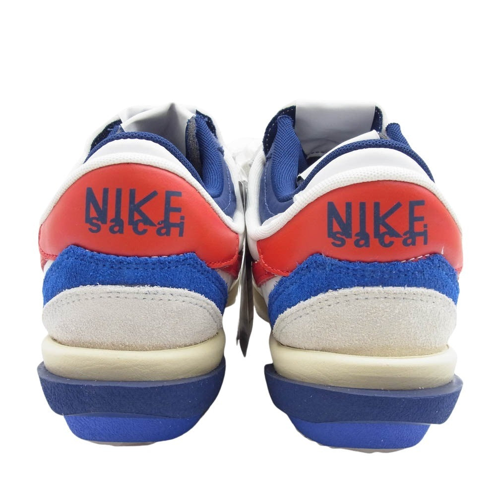 NIKE ナイキ DQ0581-100 × SACAI ZOOM CORTEZ SP WHITE AND UNIVERSITY RED サカイ ズーム コルテッツ ホワイト系 レッド系 ブルー系 28cm【美品】【中古】