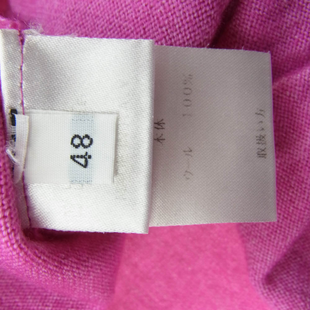 CRUCIANI クルチアーニ ウール Vネック ニット セーター ピンク系 48【中古】