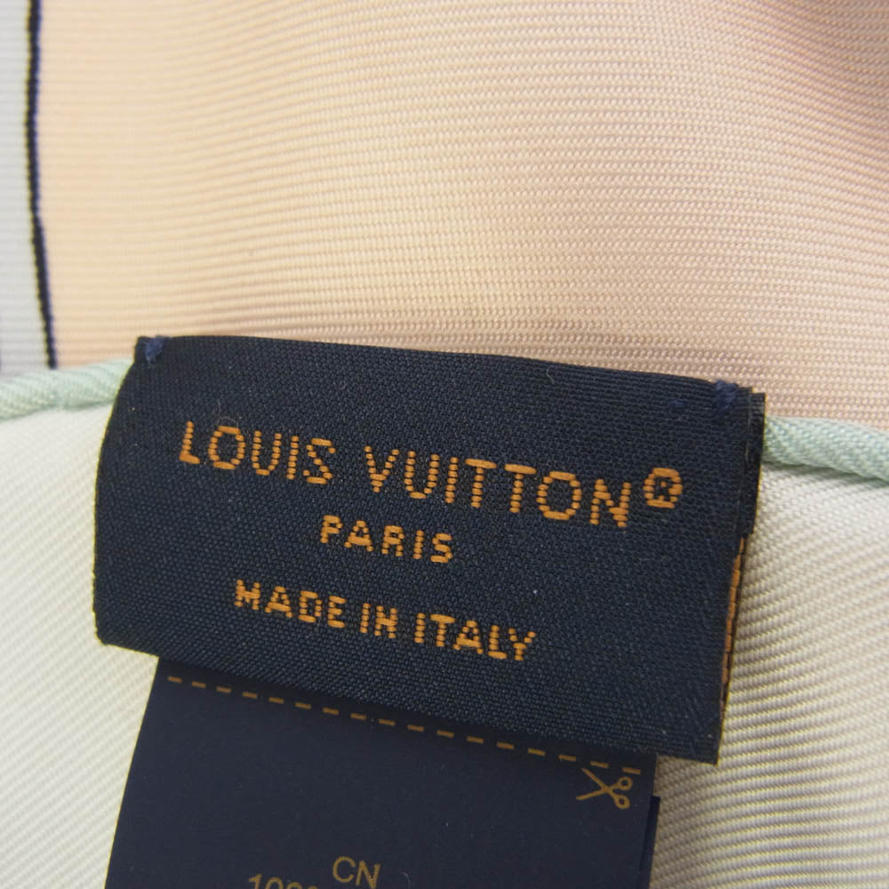 LOUIS VUITTON ルイ・ヴィトン M78407 カレ90 LV デュアリティ シルク スカーフ マルチカラー系【極上美品】【中古】