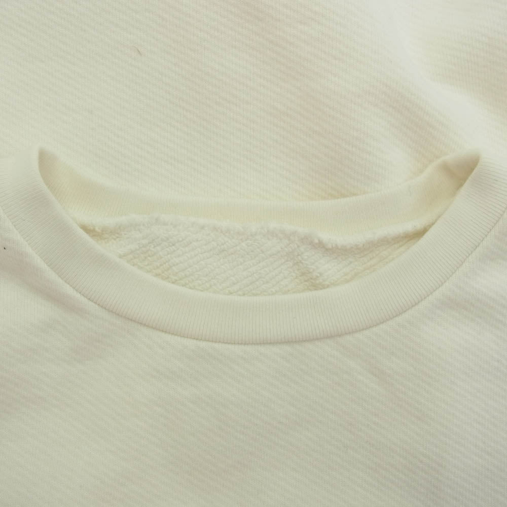 MAISON MARGIELA メゾンマルジェラ 20AW S50GU0148 S25451 Embroidered Logo Sweatshirt エンブロイダード ロゴ スウェット ホワイト系 46【中古】