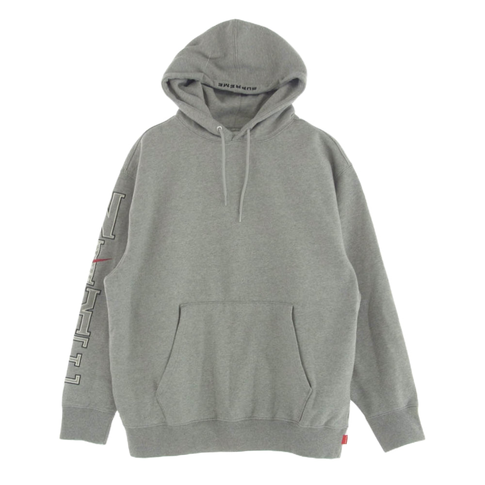 Supreme シュプリーム 24SS × Nike ナイキ Hooded Sweatshirt フーデッド スウェットシャツ パーカー グレー系 S【新古品】【未使用】【中古】