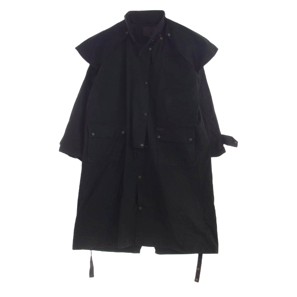 アウトバック オイルド コットン コート ブラック系 XL【中古】