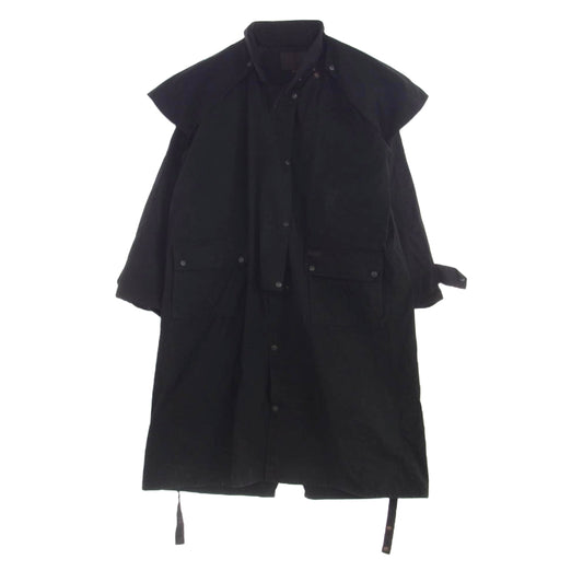 アウトバック オイルド コットン コート ブラック系 XL【中古】