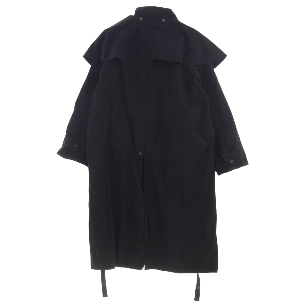 アウトバック オイルド コットン コート ブラック系 XL【中古】