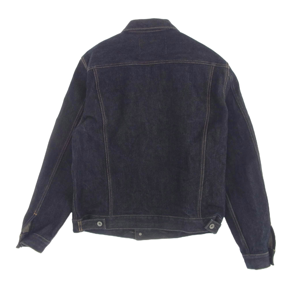 IRON HEART アイアンハート 526J 21oz セルビッチ デニム トラッカー ジャケット インディゴブルー系 W42【中古】