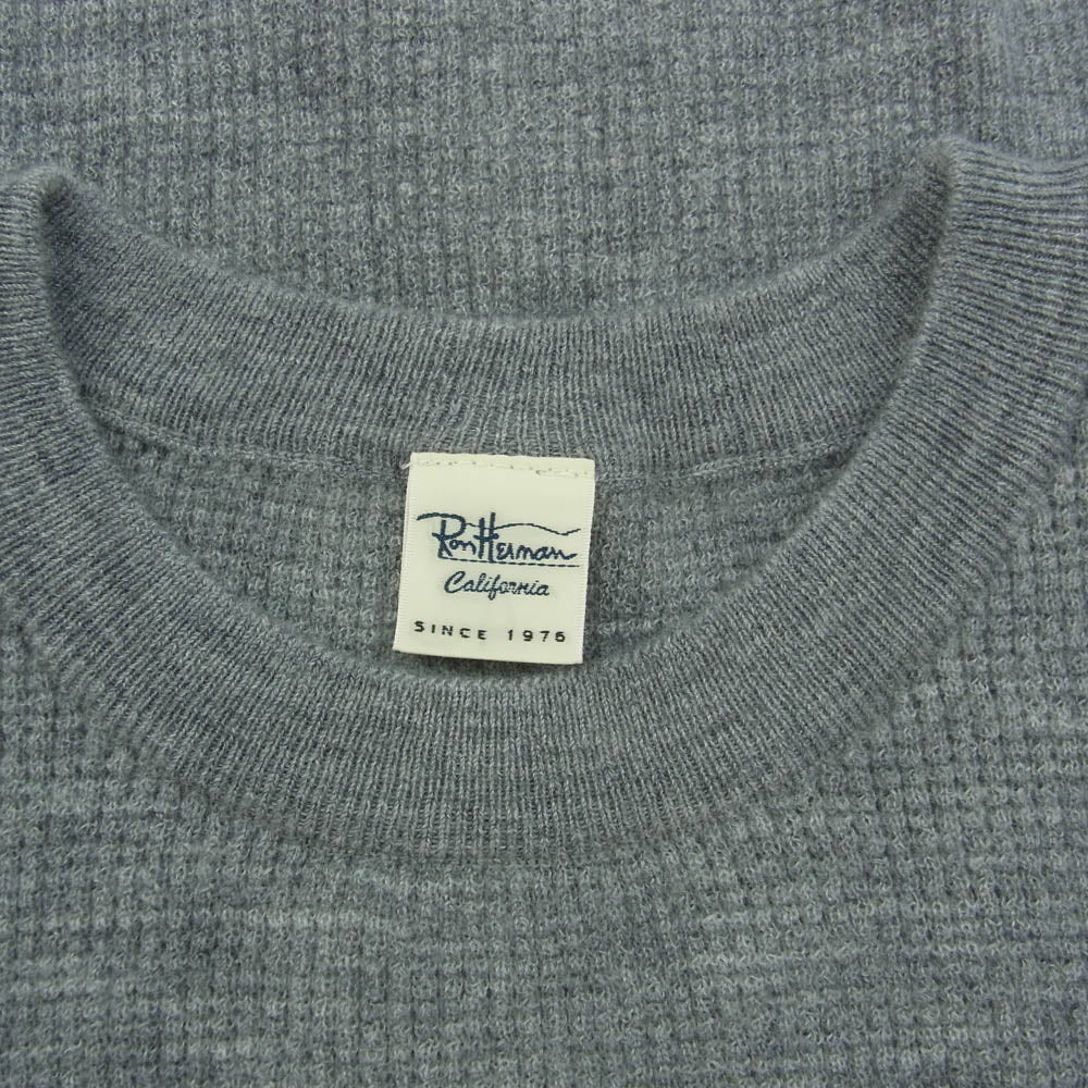 Ron Herman ロンハーマン カシミア 100％ クルーネック ニット セーター グレー グレー系 S【中古】