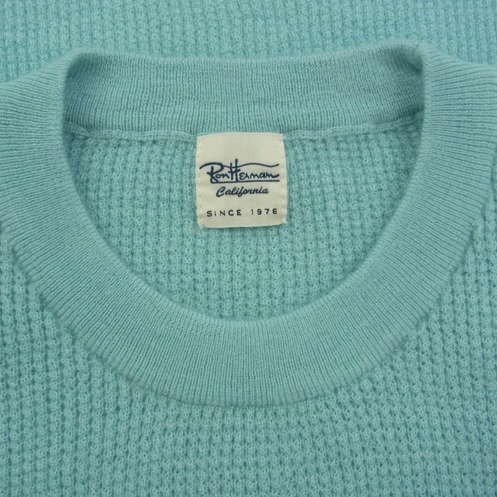 Ron Herman ロンハーマン カシミア 100％ クルーネック ニット セーター ターコイズブルー ターコイズブルー S【中古】