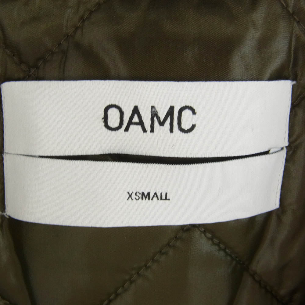 OAMC オーエーエムシー 2420400268 LIGHTWEIGHT BOMBER 中綿 ブルゾン ジャケット カーキ系 XS【中古】