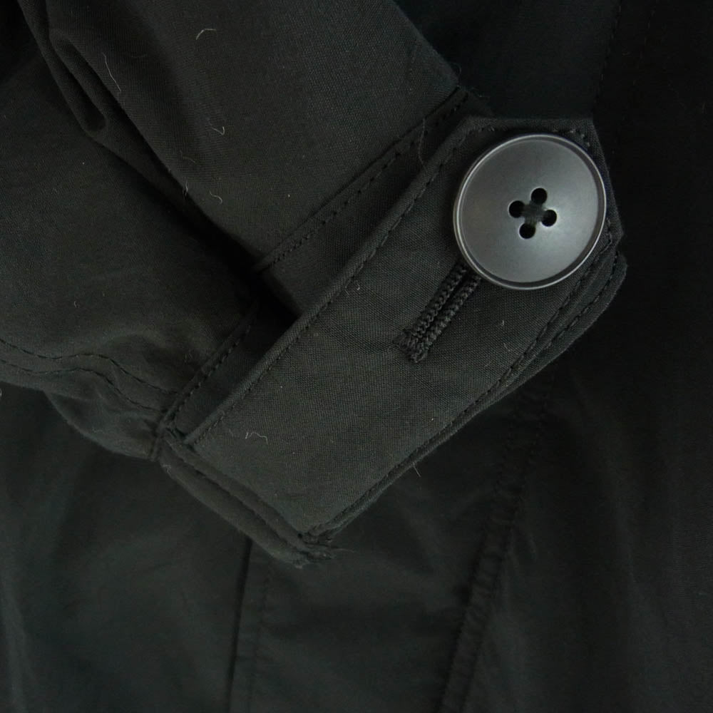 ATON エイトン 7074641 TECHNO COTTON PADDED SHORT MODS COAT ナイロン 中綿 ショート モッズ コート ブラック系 02【中古】
