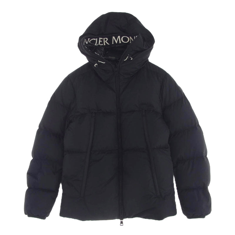 MONCLER モンクレール 20AW F20911B56900 C0300 モンクレールジャパンタグ MONTCLA GIUBBOTTO モンクラー ジップ フーデッド ダウン ジャケット ブラック系 1【中古】