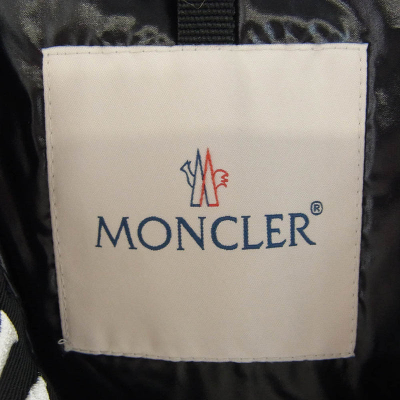 MONCLER モンクレール 20AW F20911B56900 C0300 モンクレールジャパンタグ MONTCLA GIUBBOTTO モンクラー ジップ フーデッド ダウン ジャケット ブラック系 1【中古】