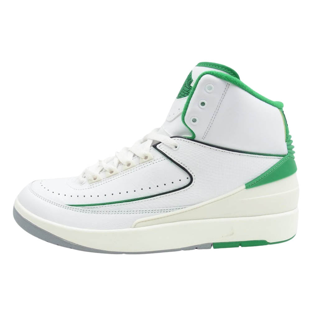 NIKE ナイキ DR8884-103 Air Jordan 2 Retro Lucky Green エアジョーダン2 レトロ ラッキーグリーン ホワイト系 グリーン系 28.0cm【極上美品】【中古】
