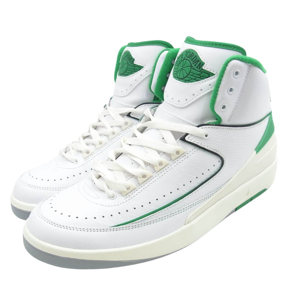 NIKE ナイキ DR8884-103 Air Jordan 2 Retro Lucky Green エアジョーダン2 レトロ ラッキーグリーン ホワイト系 グリーン系 28.0cm【極上美品】【中古】