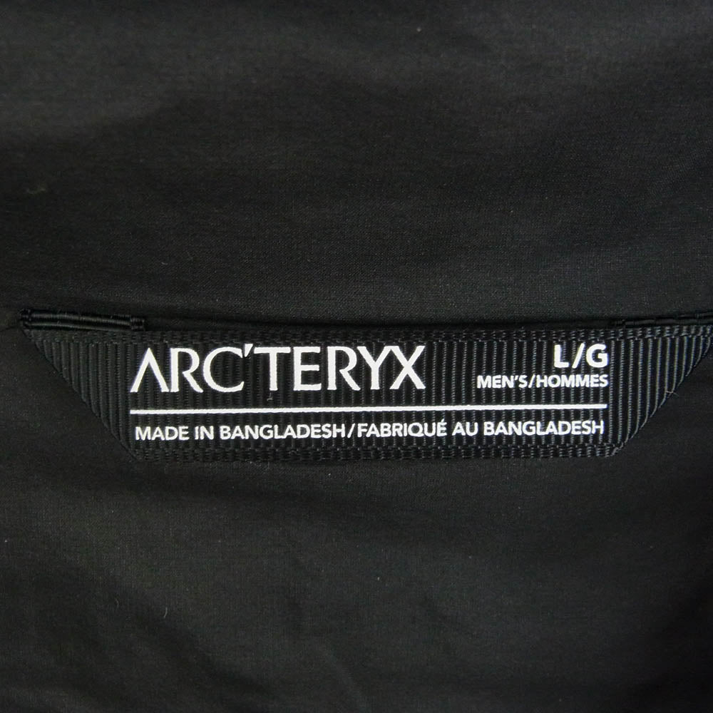 ARC'TERYX アークテリクス 24108 ATOM LT HOODY MENS アトム フーディ ナイロン ジャケット ブラック系 L【中古】