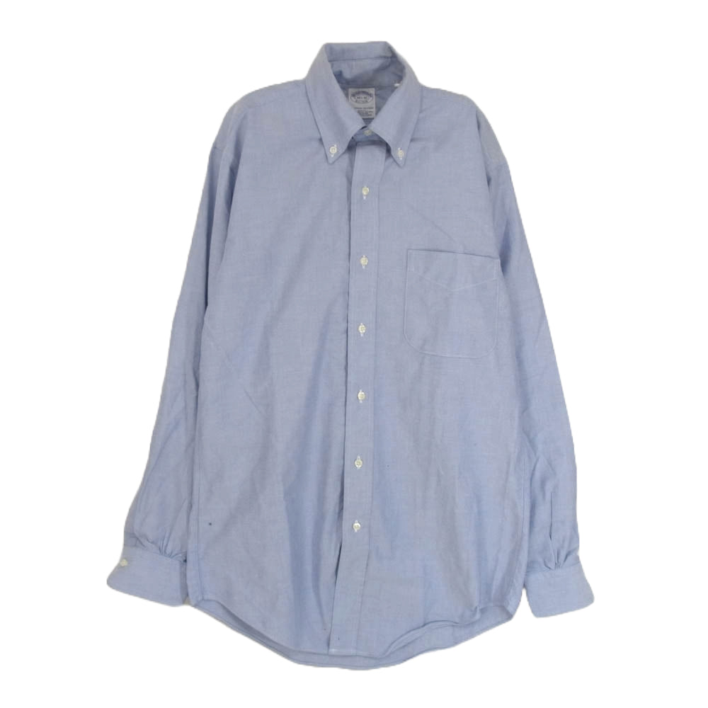 Brooks Brothers ブルックスブラザーズ ボタンダウン 長袖 シャツ ブルー系 14 1/2  32【中古】