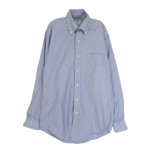 Brooks Brothers ブルックスブラザーズ ボタンダウン 長袖 シャツ ブルー系 14 1/2  32【中古】