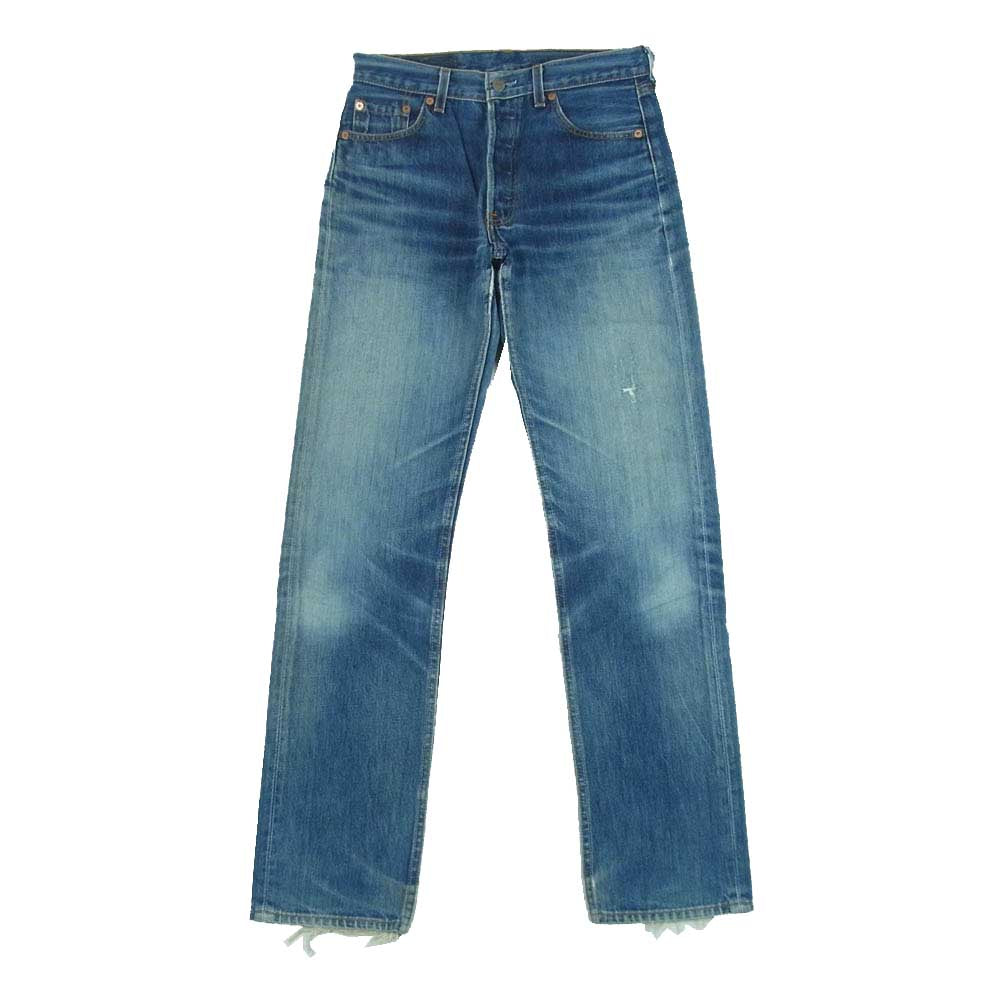 Levi's リーバイス 97年 USA製 501XX ストレート デニム パンツ ボタンフライ ボタン裏刻印501 インディゴブルー系 W30 L36【中古】