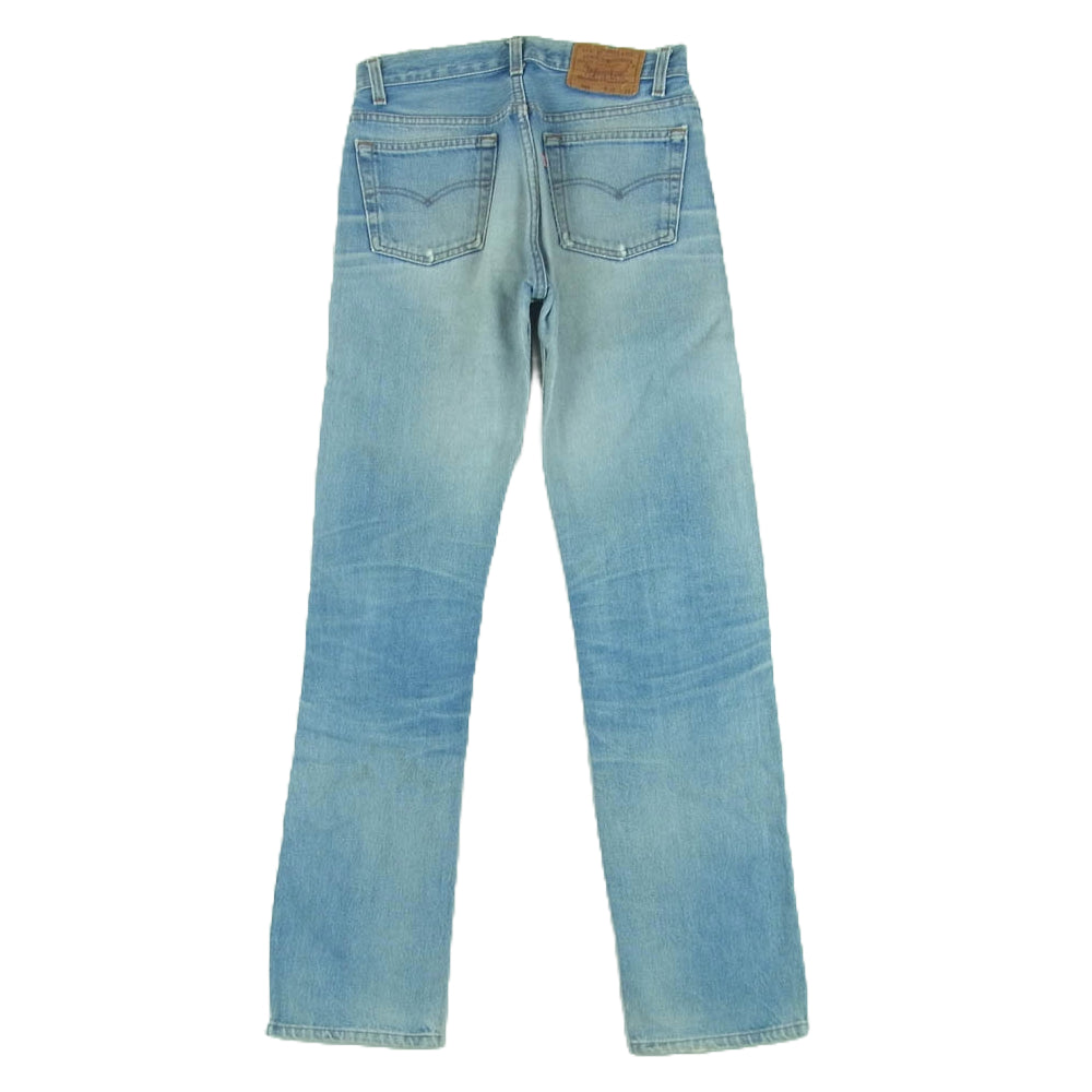 Levi's リーバイス 90s USA製 501 ストレート デニム パンツ ボタンフライ ボタン裏刻印552 インディゴブルー系 W30 L36【中古】
